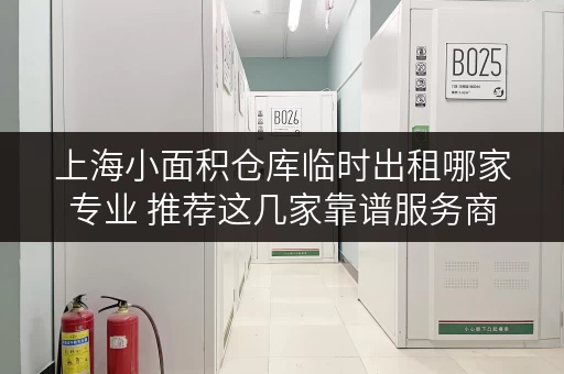 上海小面积仓库临时出租哪家专业 推荐这几家靠谱服务商