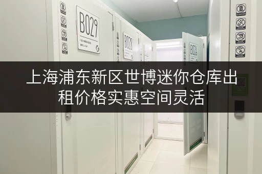 上海浦东新区世博迷你仓库出租价格实惠空间灵活