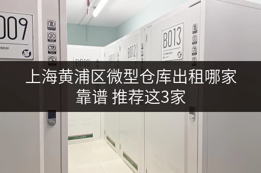 上海黄浦区微型仓库出租哪家靠谱 推荐这3家