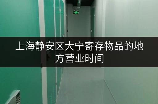 上海静安区大宁寄存物品的地方营业时间