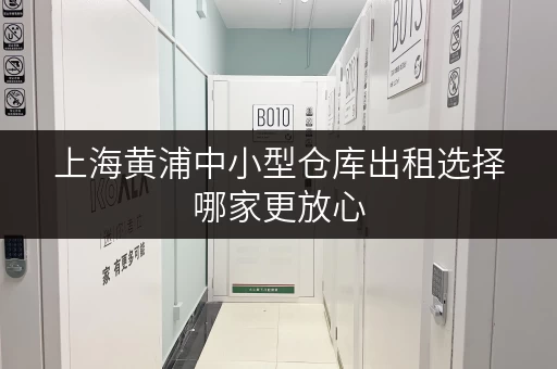 上海黄浦中小型仓库出租选择哪家更放心