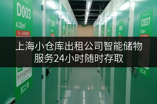 上海小仓库出租公司智能储物服务24小时随时存取