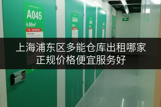 上海浦东区多能仓库出租哪家正规价格便宜服务好