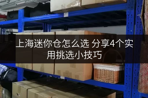 上海迷你仓怎么选 分享4个实用挑选小技巧