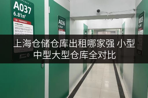 上海仓储仓库出租哪家强 小型中型大型仓库全对比