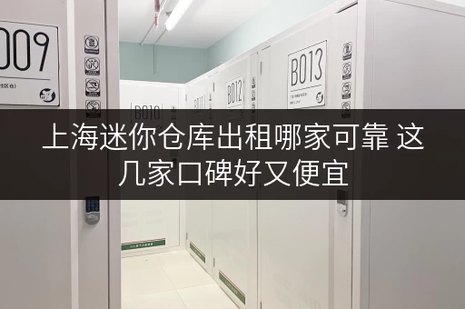 上海迷你仓库出租哪家可靠 这几家口碑好又便宜 上海迷你仓库出租哪家可靠 这几家口碑好又便宜