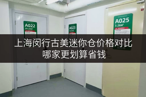 上海闵行古美迷你仓价格对比 哪家更划算省钱 上海闵行古美迷你仓价格对比 哪家更划算省钱