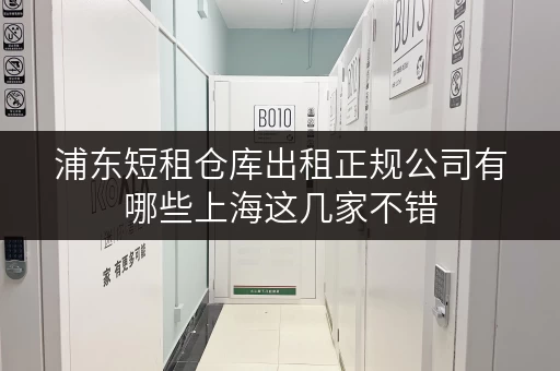 浦东短租仓库出租正规公司有哪些上海这几家不错 浦东短租仓库出租正规公司有哪些上海这几家不错
