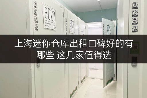 上海迷你仓库出租口碑好的有哪些 这几家值得选 上海迷你仓库出租口碑好的有哪些 这几家值得选