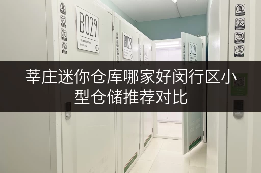 莘庄迷你仓库哪家好闵行区小型仓储推荐对比