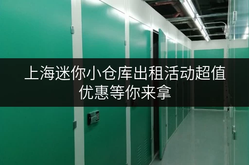 上海迷你小仓库出租活动超值优惠等你来拿