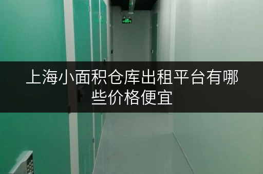 上海小面积仓库出租平台有哪些价格便宜 上海小面积仓库出租平台有哪些价格便宜