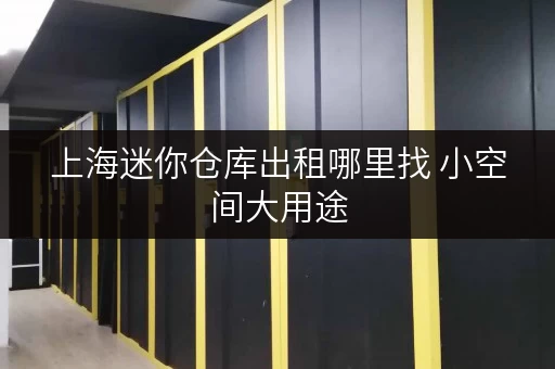 上海迷你仓库出租哪里找 小空间大用途 上海迷你仓库出租哪里找 小空间大用途