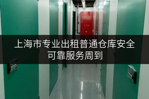 上海市专业出租普通仓库安全可靠服务周到 上海市专业出租普通仓库安全可靠服务周到