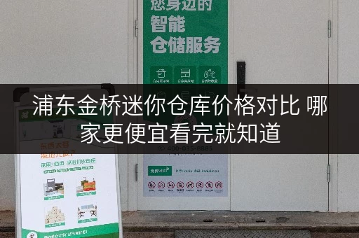 浦东金桥迷你仓库价格对比 哪家更便宜看完就知道