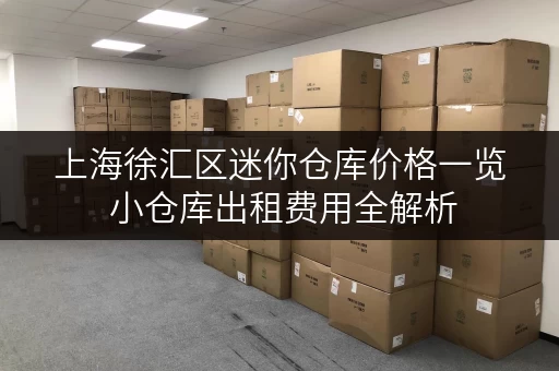 上海徐汇区迷你仓库价格一览 小仓库出租费用全解析