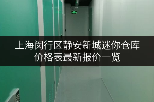 上海闵行区静安新城迷你仓库价格表最新报价一览