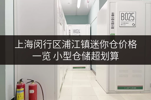 上海闵行区浦江镇迷你仓价格一览 小型仓储超划算 上海闵行区浦江镇迷你仓价格一览 小型仓储超划算