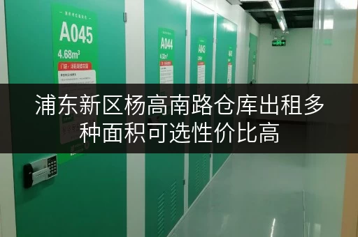 浦东新区杨高南路仓库出租多种面积可选性价比高 浦东新区杨高南路仓库出租多种面积可选性价比高