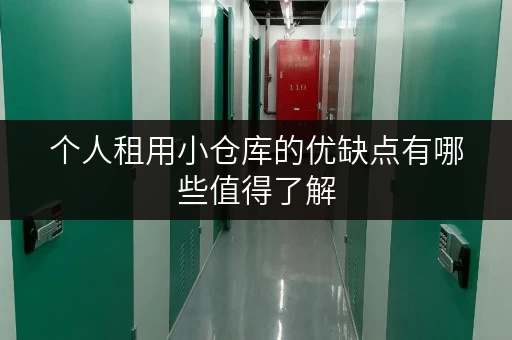 个人租用小仓库的优缺点有哪些值得了解 个人租用小仓库的优缺点有哪些值得了解
