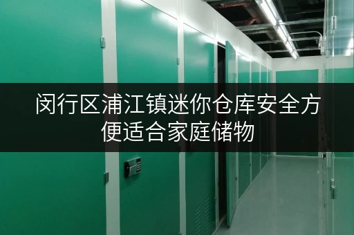 闵行区浦江镇迷你仓库安全方便适合家庭储物 闵行区浦江镇迷你仓库安全方便适合家庭储物
