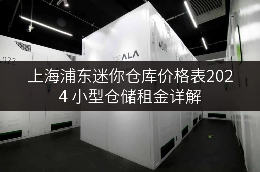 上海浦东迷你仓库价格表2024 小型仓储租金详解 上海浦东迷你仓库价格表2024 小型仓储租金详解