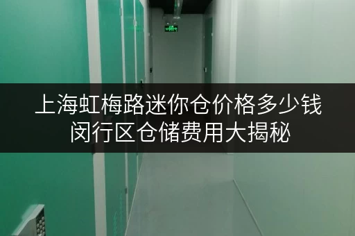 上海虹梅路迷你仓价格多少钱 闵行区仓储费用大揭秘