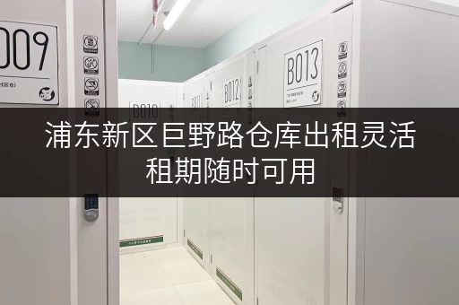 浦东新区巨野路仓库出租灵活租期随时可用 浦东新区巨野路仓库出租灵活租期随时可用