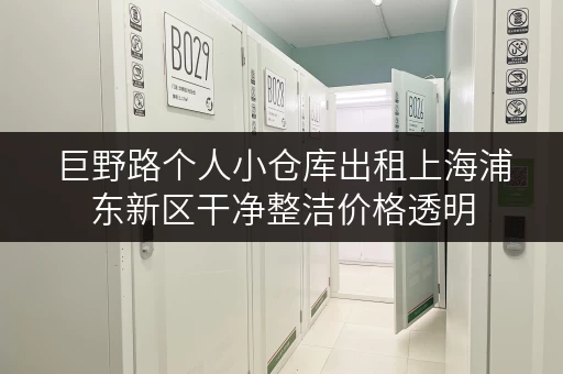 巨野路个人小仓库出租上海浦东新区干净整洁价格透明 巨野路个人小仓库出租上海浦东新区干净整洁价格透明
