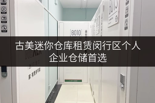 古美迷你仓库租赁闵行区个人企业仓储首选