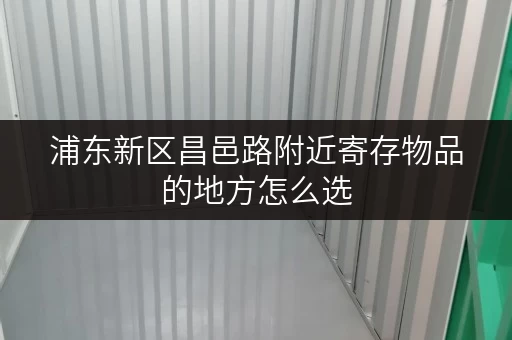 浦东新区昌邑路附近寄存物品的地方怎么选 浦东新区昌邑路附近寄存物品的地方怎么选