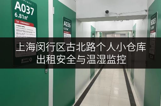 上海闵行区古北路个人小仓库出租安全与温湿监控,您的贴心守护 上海闵行区古北路个人小仓库出租安全与温湿监控,您的贴心守护