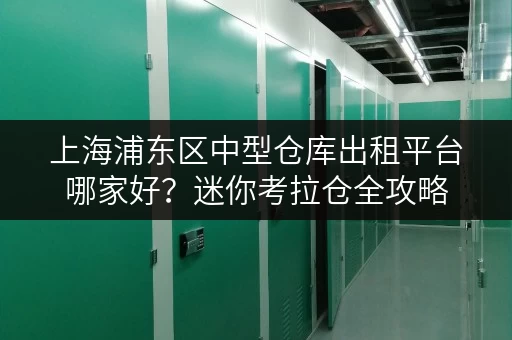 上海浦东区中型仓库出租平台哪家好?迷你考拉仓全攻略 上海浦东区中型仓库出租平台哪家好?迷你考拉仓全攻略