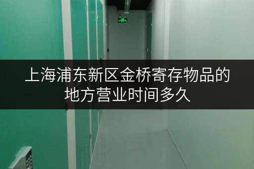 上海浦东新区金桥寄存物品的地方营业时间多久 上海浦东新区金桥寄存物品的地方营业时间多久