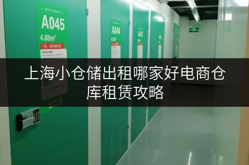 上海小仓储出租哪家好电商仓库租赁攻略 上海小仓储出租哪家好电商仓库租赁攻略