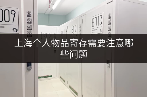 上海个人物品寄存需要注意哪些问题 上海个人物品寄存需要注意哪些问题