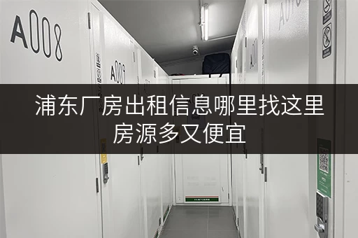 浦东厂房出租信息哪里找这里房源多又便宜 浦东厂房出租信息哪里找这里房源多又便宜