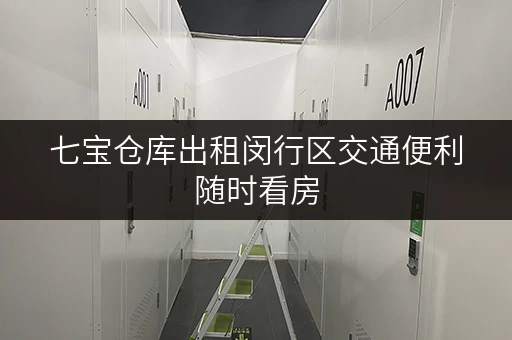 七宝仓库出租闵行区交通便利随时看房