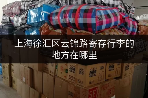 上海徐汇区云锦路寄存行李的地方在哪里 上海徐汇区云锦路寄存行李的地方在哪里