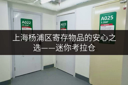 上海杨浦区寄存物品的安心之选——迷你考拉仓 上海杨浦区寄存物品的安心之选——迷你考拉仓