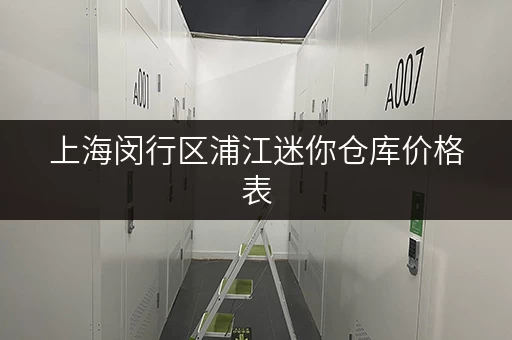上海闵行区浦江迷你仓库价格表,随存随取更便捷 上海闵行区浦江迷你仓库价格表,随存随取更便捷