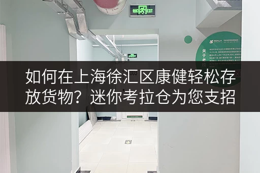如何在上海徐汇区康健轻松存放货物？迷你考拉仓为您支招