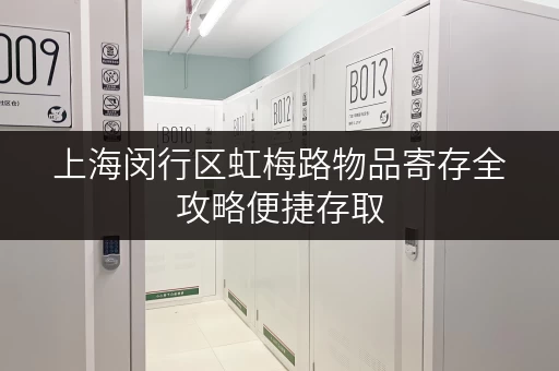 上海闵行区虹梅路物品寄存全攻略便捷存取，尽享无忧时光
