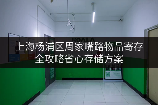 上海杨浦区周家嘴路物品寄存全攻略省心存储方案，释放空间新体验