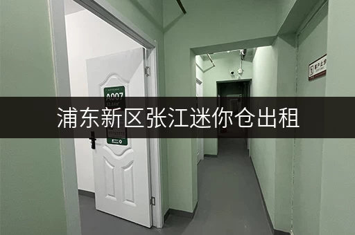 浦东新区张江迷你仓出租,告别货物存放烦恼 浦东新区张江迷你仓出租,告别货物存放烦恼