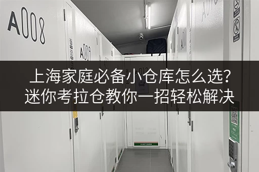 上海家庭必备小仓库怎么选？迷你考拉仓教你一招轻松解决存取便利与全时段需求