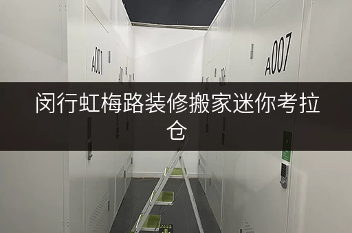 闵行虹梅路装修搬家迷你考拉仓,您的临时存储贴心助手 闵行虹梅路装修搬家迷你考拉仓,您的临时存储贴心助手