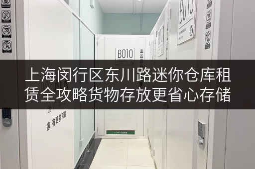 上海闵行区东川路迷你仓库租赁全攻略货物存放更省心存储方案