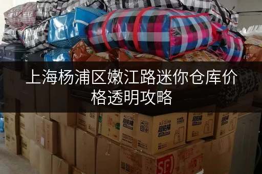 上海杨浦区嫩江路迷你仓库价格透明攻略，货物存放更省心！