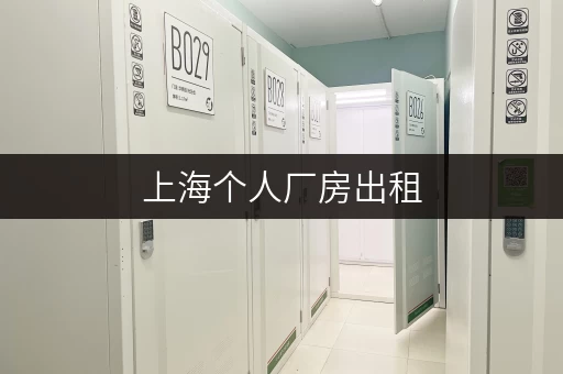 上海个人厂房出租，释放空间，提升生活品质新选择